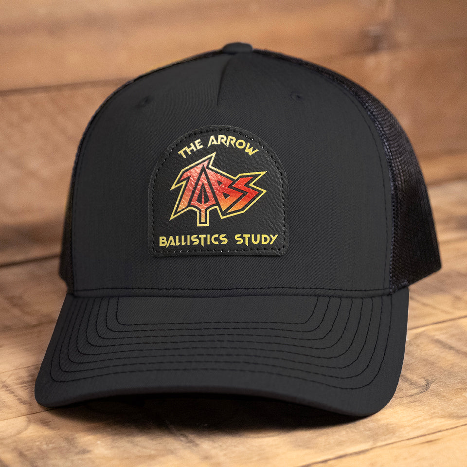 Richardson 112FP | 5 Panel Trucker, Black, Gradient Patch