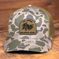 Richardson 112 PFP  | 5 Panel Trucker, Marsh Duck, Olive Lasered Patch