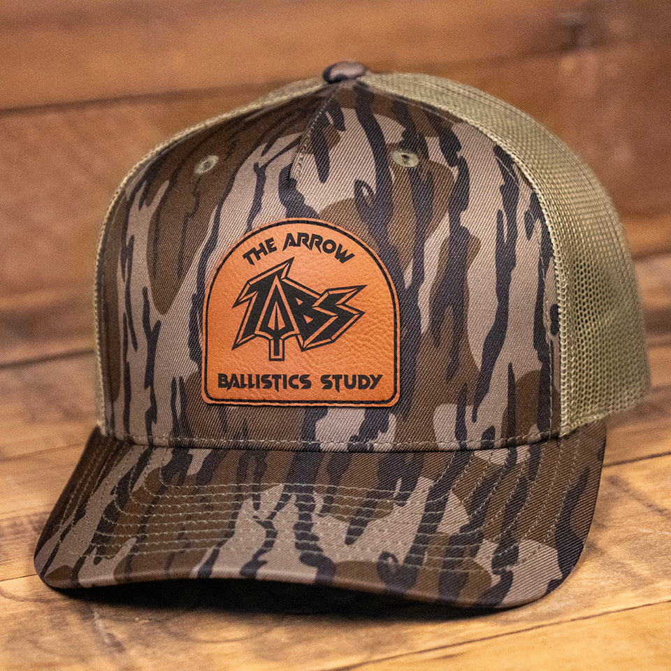 Richardson 112 PFP  | 5 Panel Trucker Bottomlands, Rawhide Lasered Patch