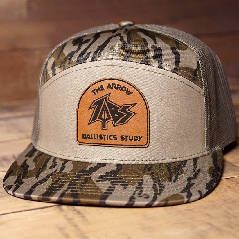 Richardson 168P  | 7 Panel Trucker Mossy Oak, Rawhide Lasered Patch