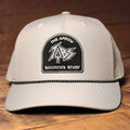 Richardson 355  |  Laser Perf Performance Rope Cap, Gray, Black Lasered Patch